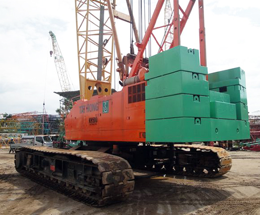 Ton Used Hitachi Kh Crawler Crane Cranes For Sale