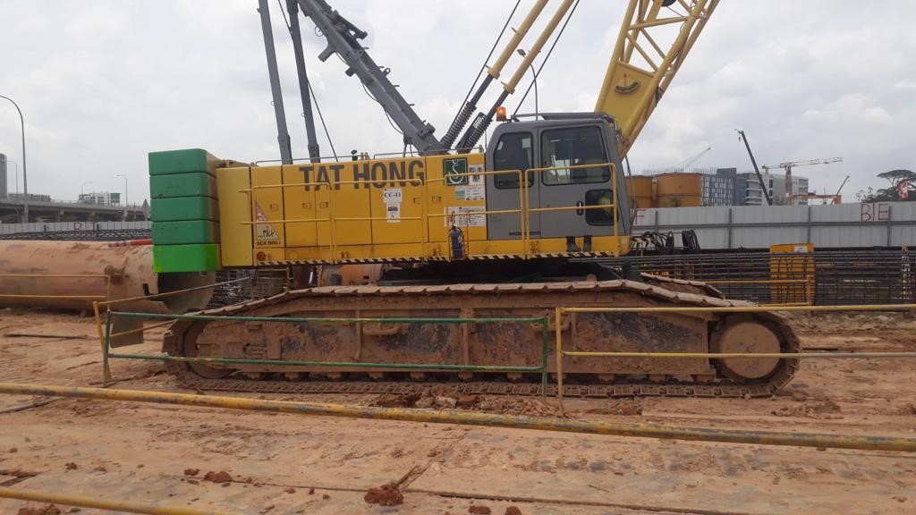 150 Ton Used HITACHI SUMITOMO SCX1500-2 Crawler Crane