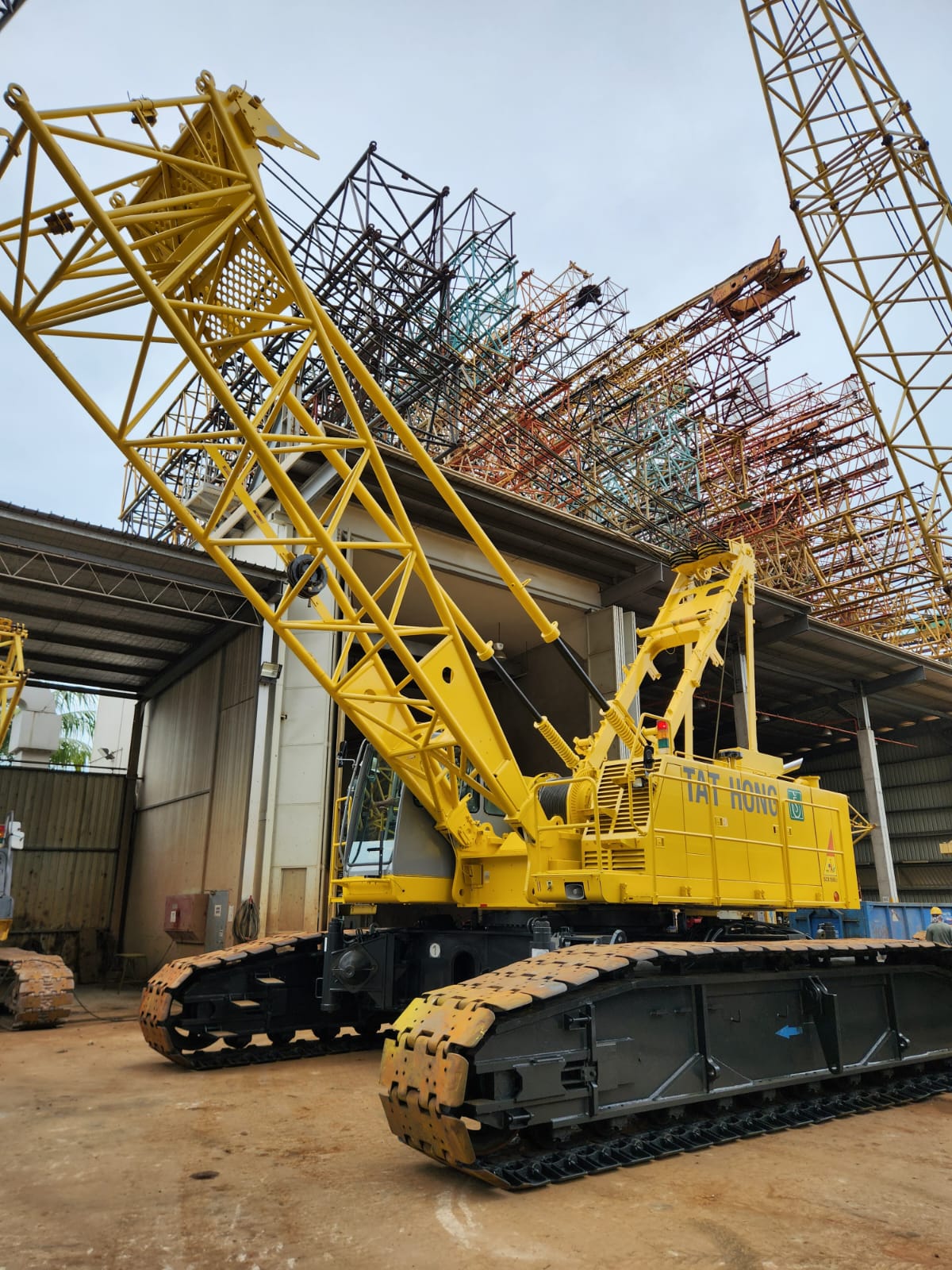 150 Ton Used HITACHI SUMITOMO SCX1500-2 Crawler Crane