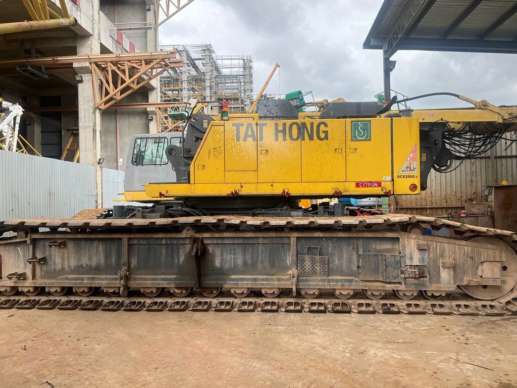 275 Ton Used HITACHI SUMITMO SCX2800-2 Crawler Crane