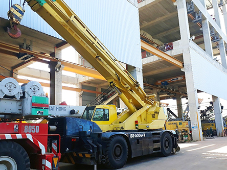 50 Ton Used KATO SS500SPV(KR50HV) Rough Terrain Crane